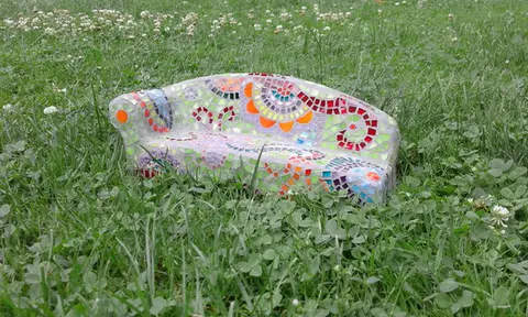 Mosaikarbeit aus der Atelier-Galerie