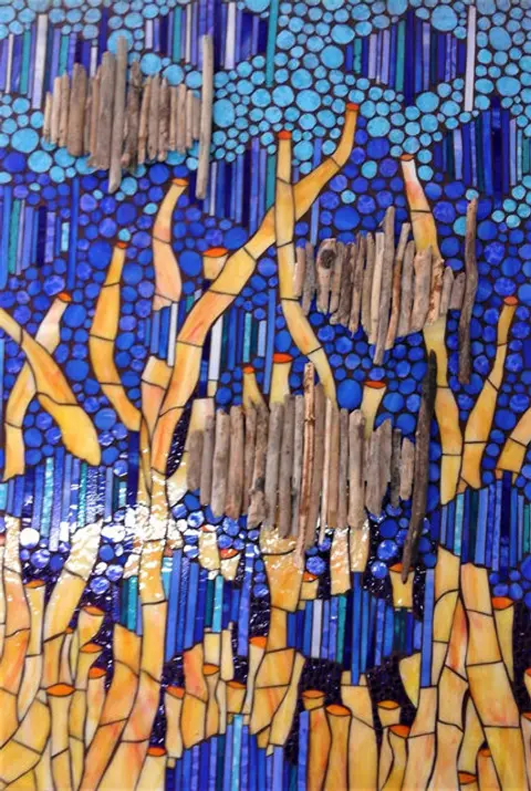 Mosaikarbeit aus der Atelier-Galerie