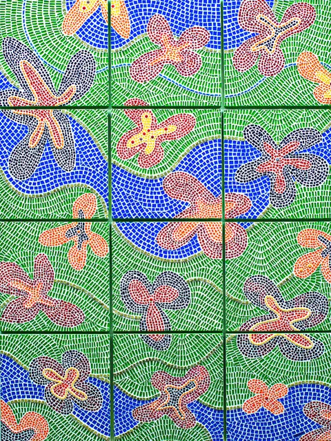 Mosaikarbeit aus der Atelier-Galerie
