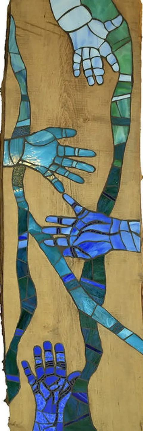 Mosaikarbeit aus der Atelier-Galerie