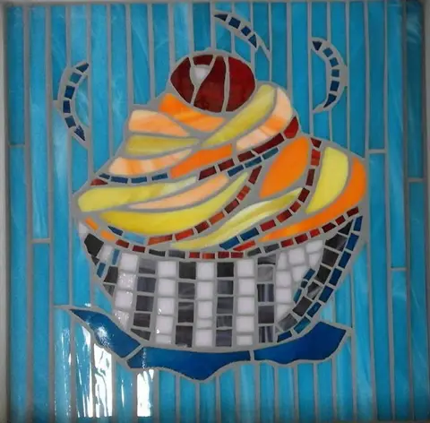 Mosaikarbeit aus der Atelier-Galerie